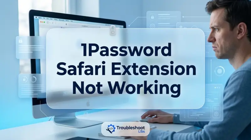 1Password Safari Extension Not Working-Fi