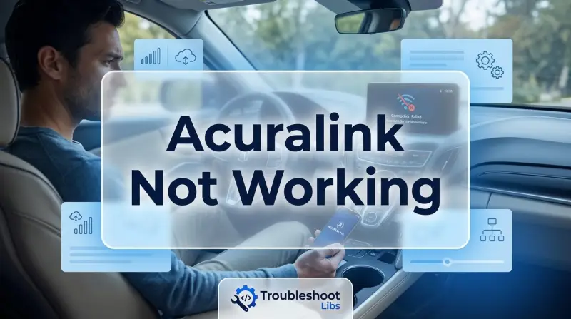 Acuralink Not Working-Fi