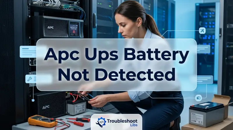 Apc Ups Battery Not Detected-Fi