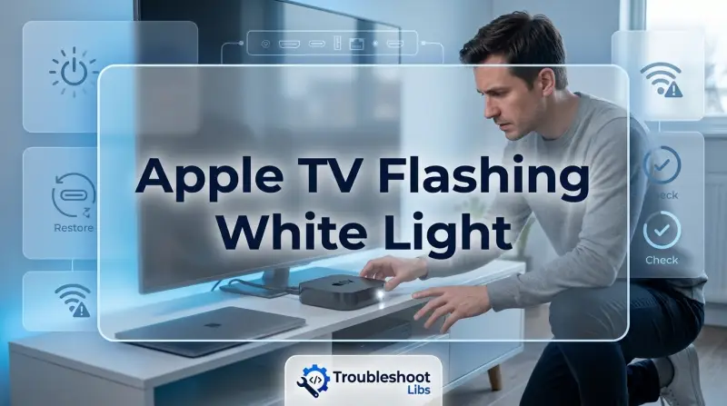 Apple TV Flashing White Light-Fi