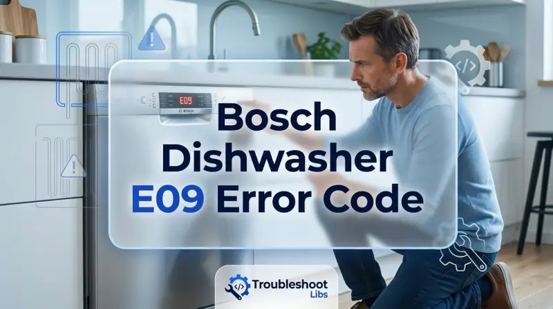 Bosch Dishwasher E09 Error Code-Fi