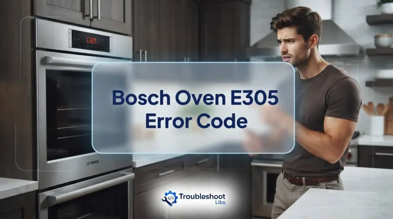 Bosch Oven E305 Error Code