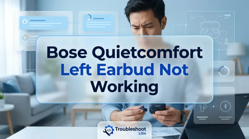 Bose Quietcomfort Left Earbud Not Working-Fi