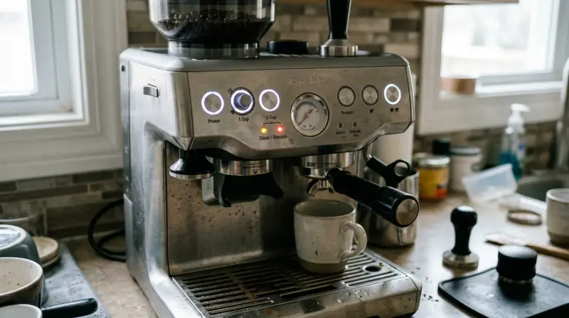 Breville Espresso Machine Lights Flashing