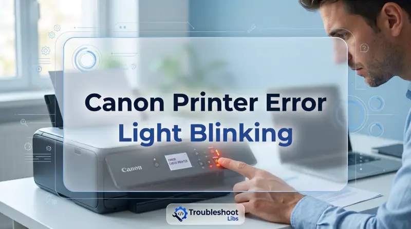Canon Printer Error Light Blinking-Fi