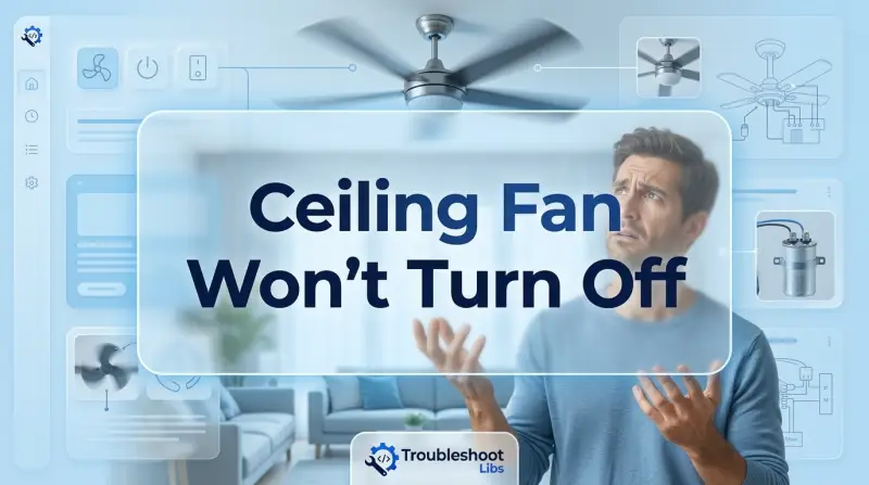 Ceiling Fan Wont Turn Off-Fi