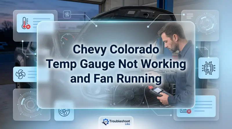 Chevy Colorado Temp Gauge Not Working and Fan Running-Fi