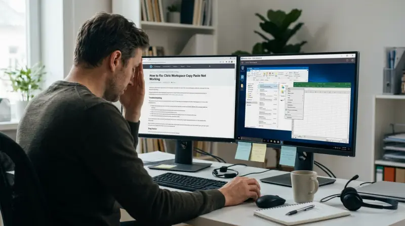 Citrix Workspace Copy Paste Not Working