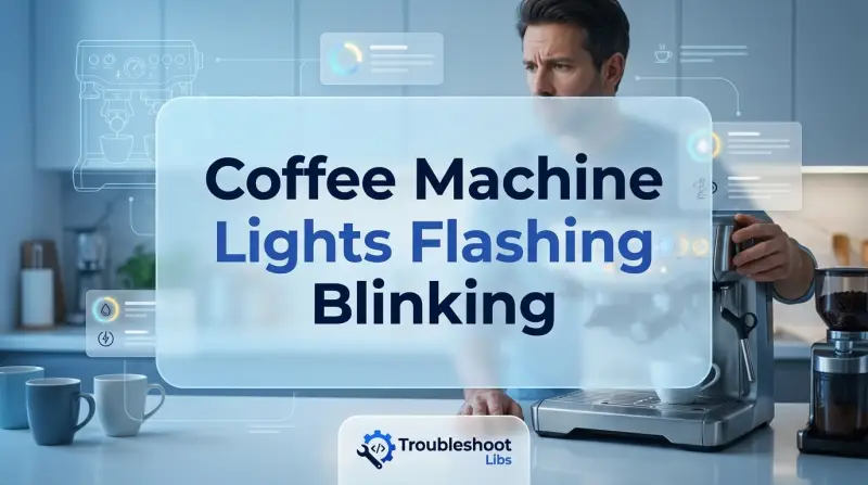 Coffee Machine Lights Flashing Blinking-Fi