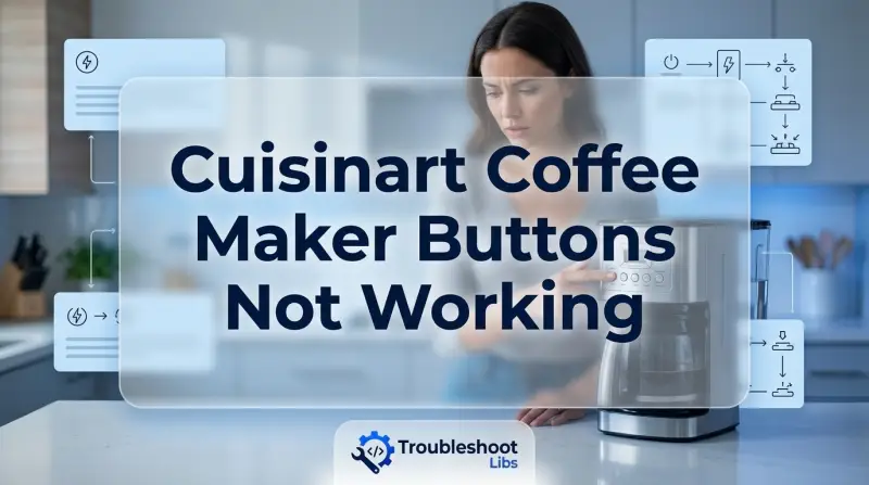 Cuisinart Coffee Maker Buttons Not Working-Fi