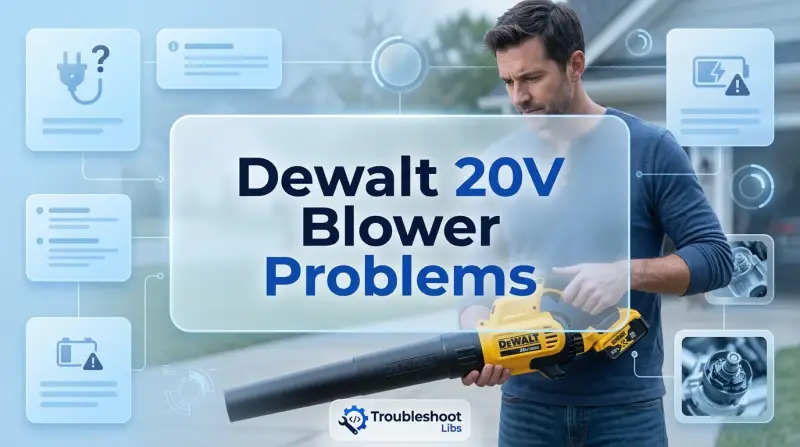 Dewalt 20V Blower Problems-Fi