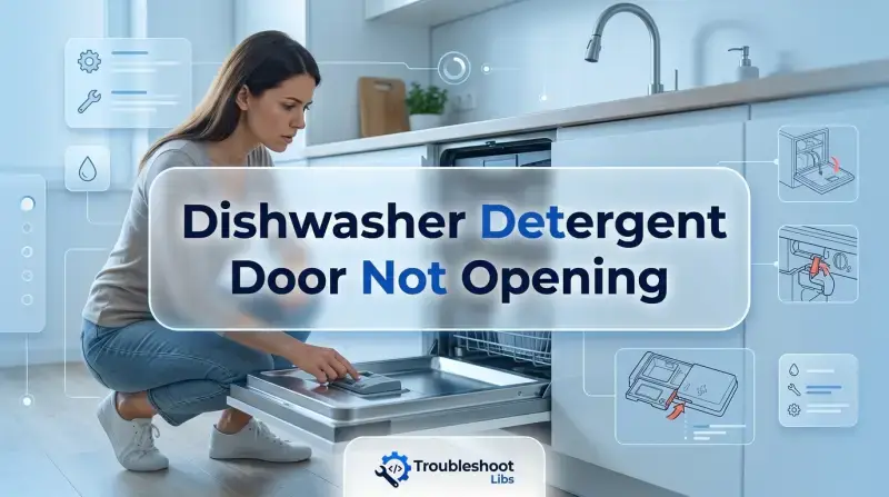 Dishwasher Detergent Door Not Opening-Fi