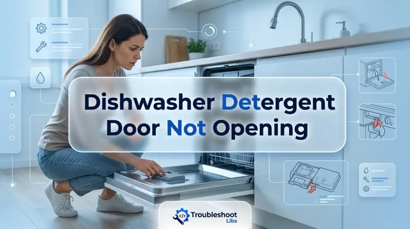 Dishwasher Detergent Door Not Opening-Fi