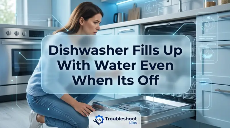 Dishwasher Fills Up With Water Even When Its Off-Fi