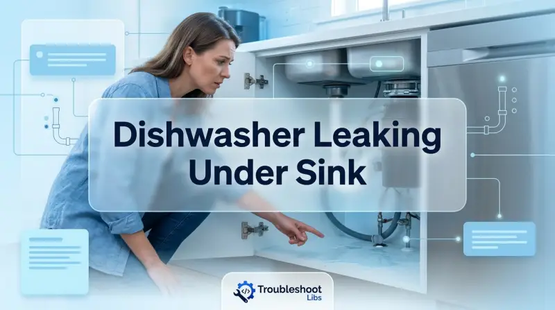Dishwasher Leaking Under Sink-Fi
