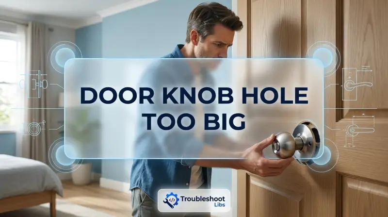 Door Knob Hole Too Big-Fi