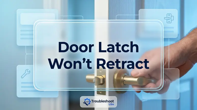 Door Latch Wont Retract-Fi