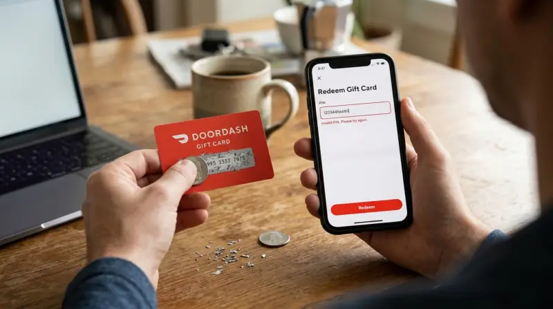 Doordash Gift Card Pin Not Working