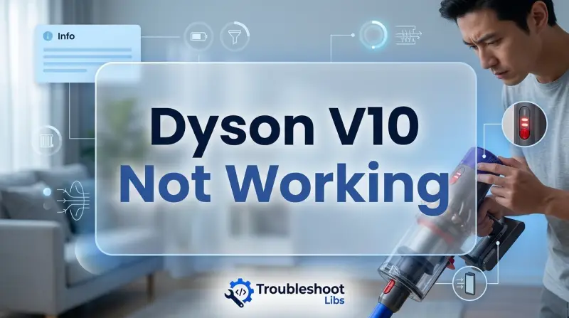 Dyson V10 Not Working-Fi