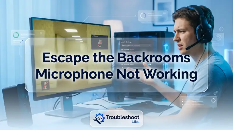 Escape the Backrooms Microphone Not Working-Fi