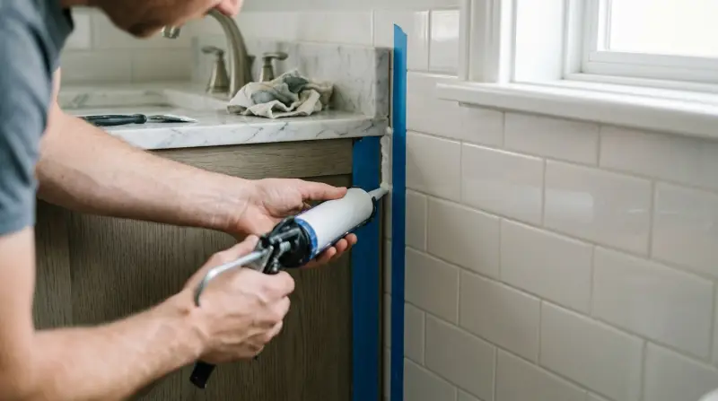 Fill Gap Between Vanity And Wall