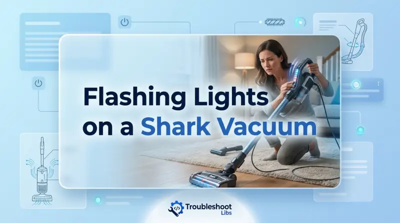 Flashing Lights on a Shark Vacuum-Fi