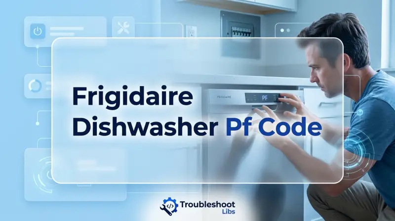 Frigidaire Dishwasher Pf Code-Fi