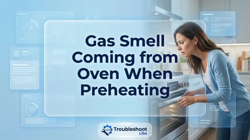 Gas Smell Coming from Oven When Preheating-Fi