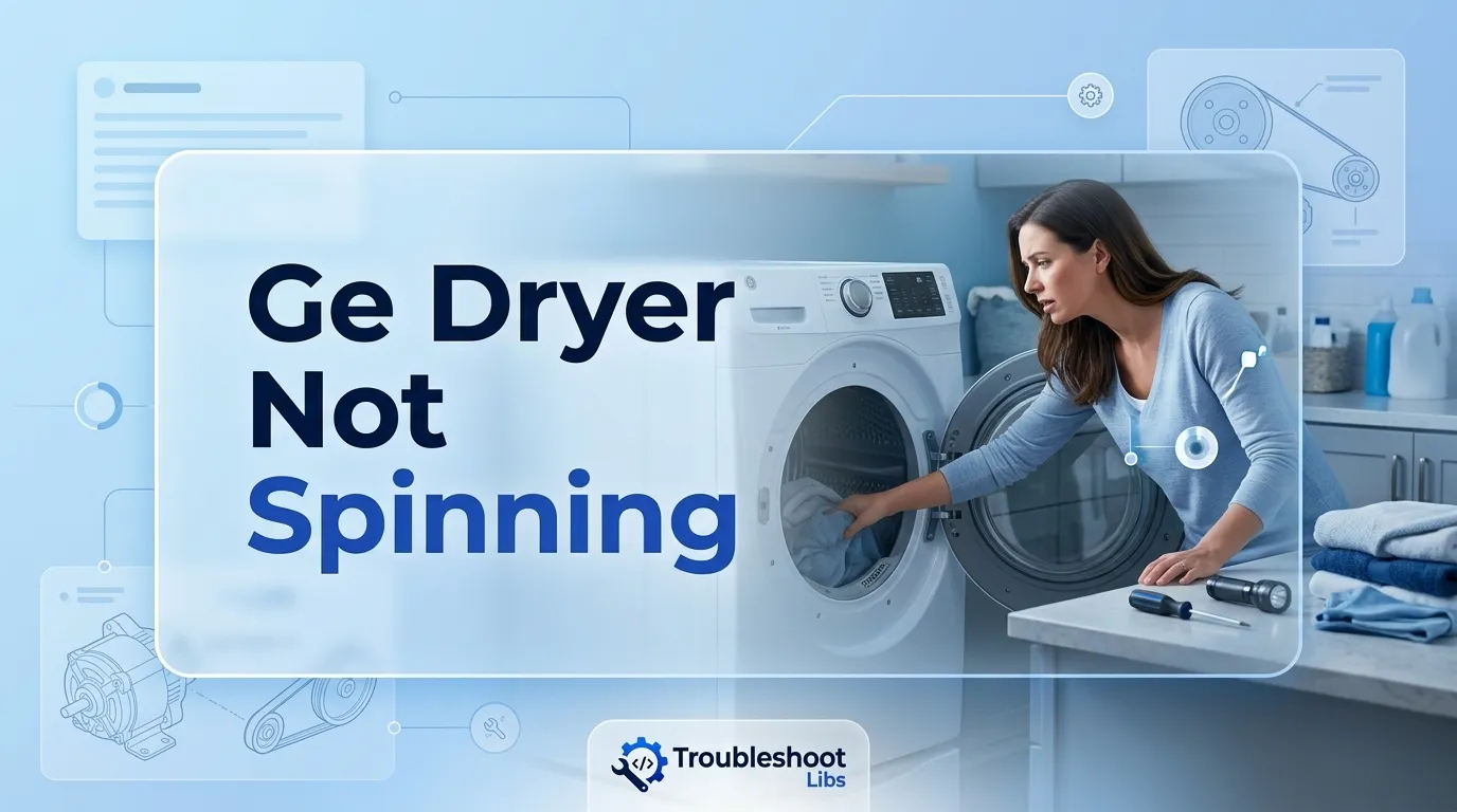 Ge Dryer Not Spinning-Fi