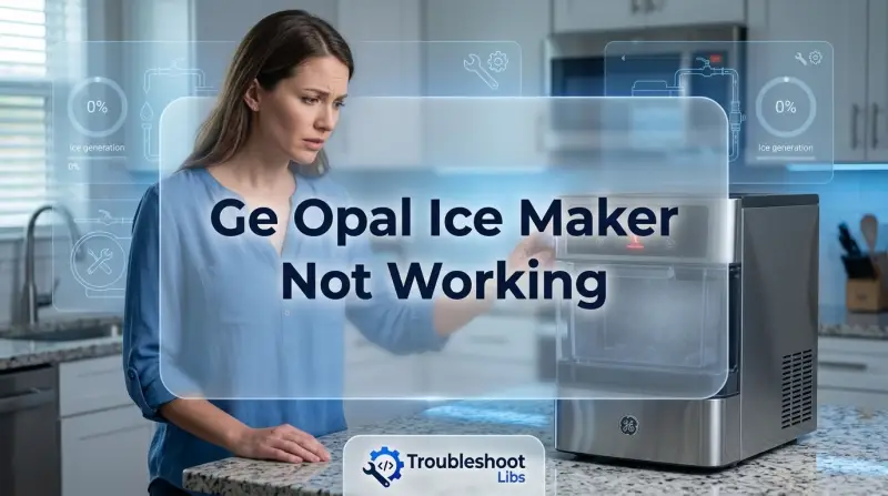 Ge Opal Ice Maker Not Working-Fi