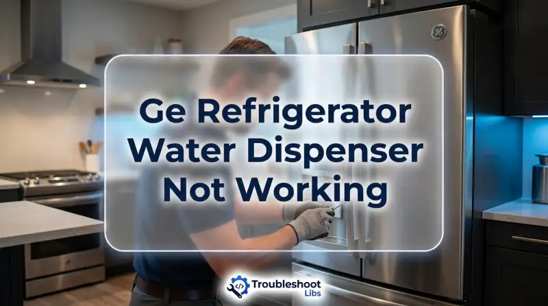 Ge Refrigerator Water Dispenser Not Working