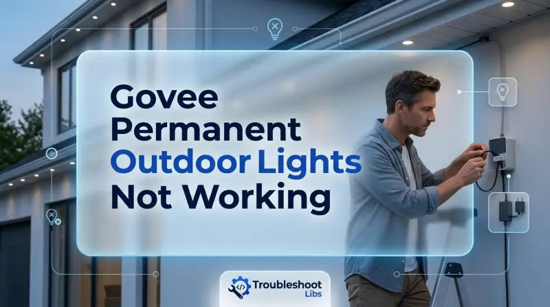 Govee Permanent Outdoor Lights Not Working-Fi