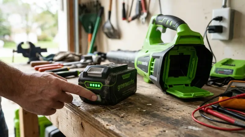 Greenworks Battery Says Fully Charged But Not Working