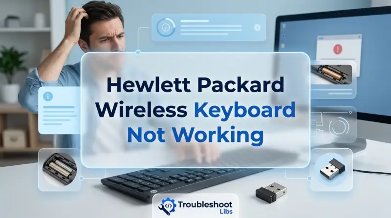 Hewlett Packard Wireless Keyboard Not Working-Fi