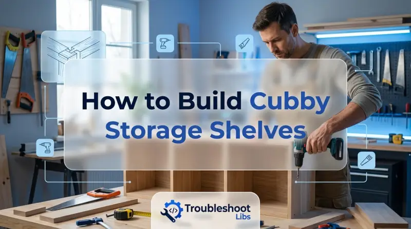 How to Build Cubby Storage Shelves-Fi