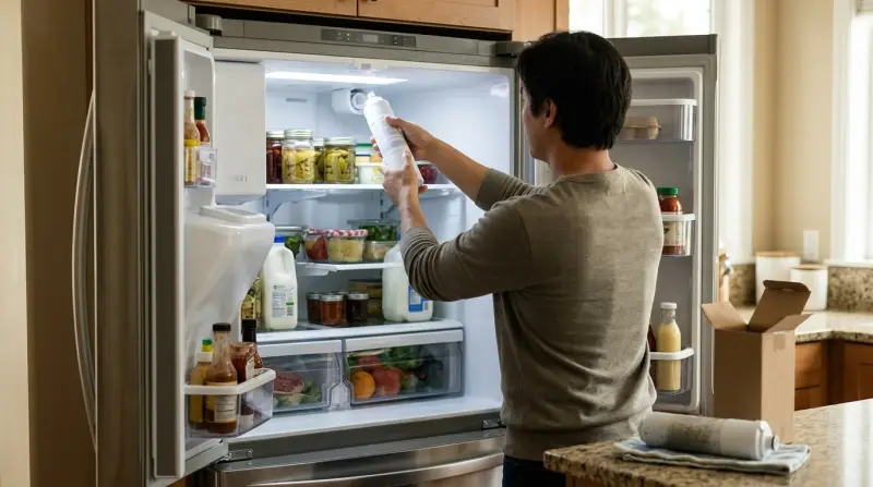 How to Change Reset Water Filter in LG Refrigerator