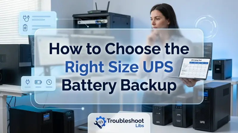 How to Choose the Right Size UPS Battery Backup-Fi