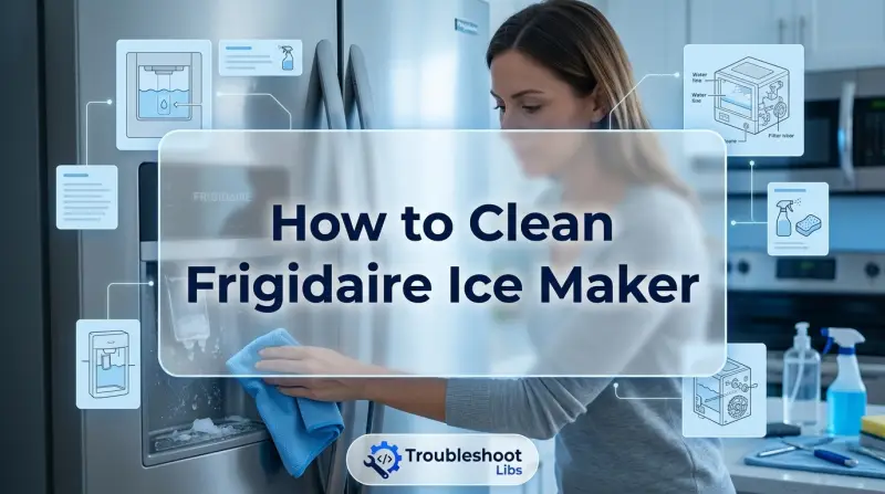 How to Clean Frigidaire Ice Maker-Fi