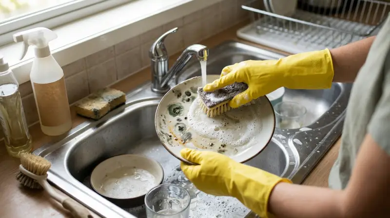 How to Clean Mold on Dishes