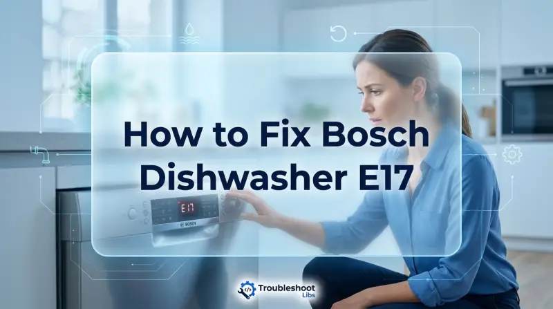 How to Fix Bosch Dishwasher E17-Fi
