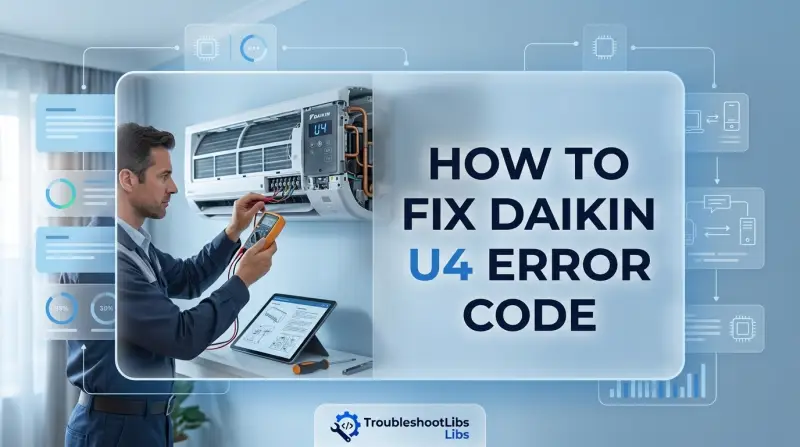 How to Fix Daikin U4 Error Code-Fi