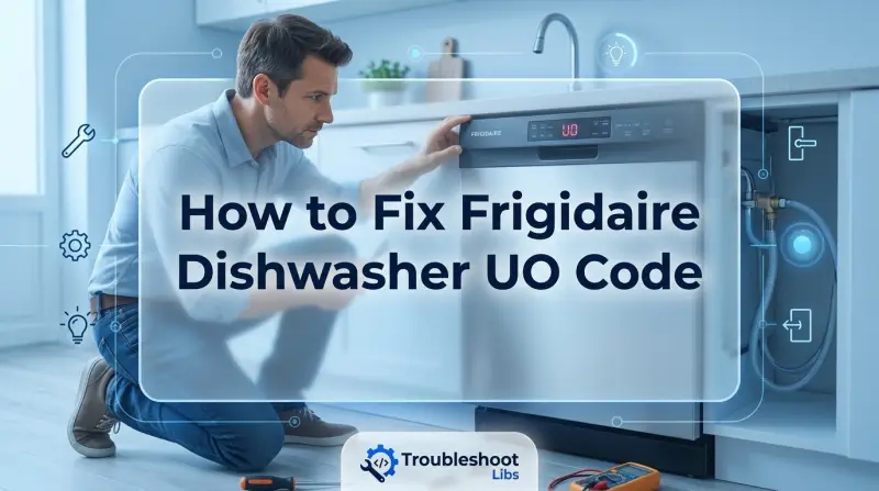 How to Fix Frigidaire Dishwasher UO Code-Fi