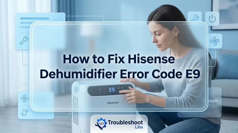 How to Fix Hisense Dehumidifier Error Code E9-Fi