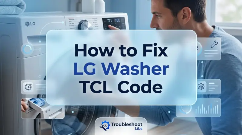 How to Fix LG Washer TCL Code-Fi