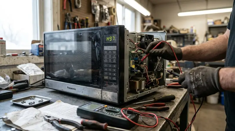 How to Fix Panasonic Microwave H97 Code