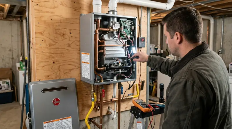 How to Fix Rheem Tankless Water Heater Code 12