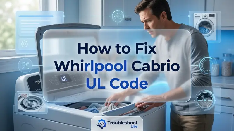How to Fix Whirlpool Cabrio UL Code-Fi