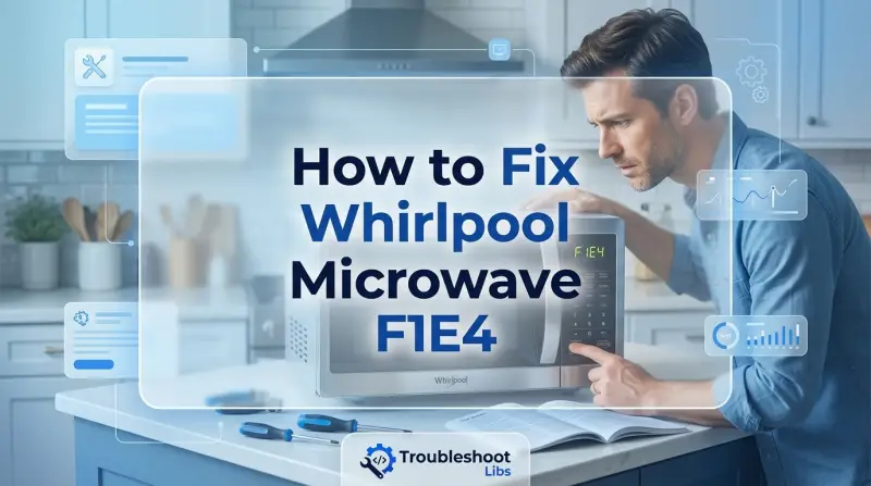 How to Fix Whirlpool Microwave F1E4-Fi