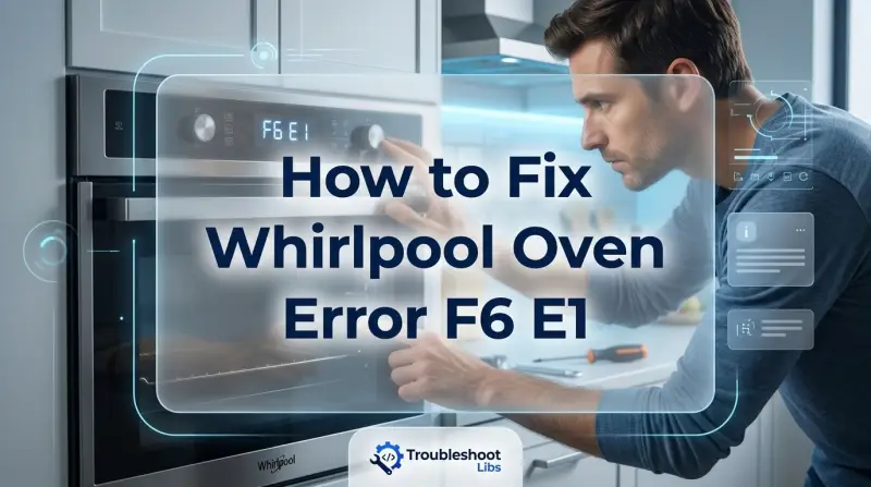 How to Fix Whirlpool Oven Error F6 E1-Fi