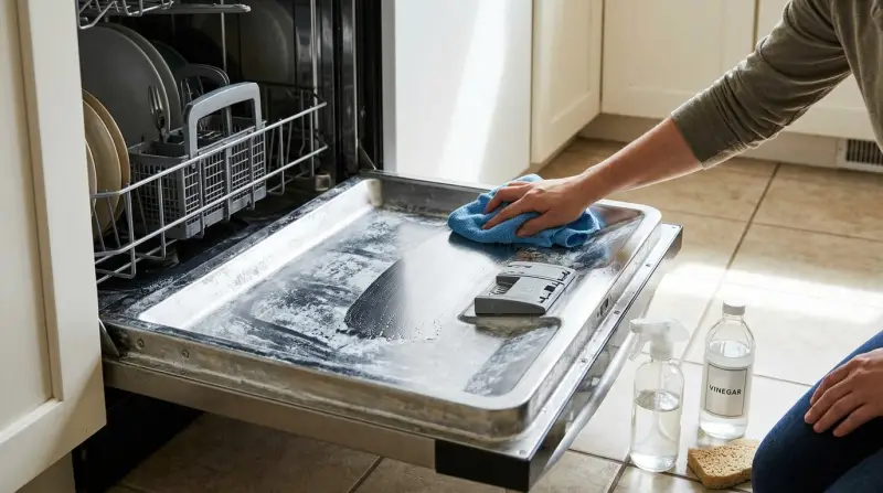 How to Get Rid of the White Residue Or Film on the Dishwasher
